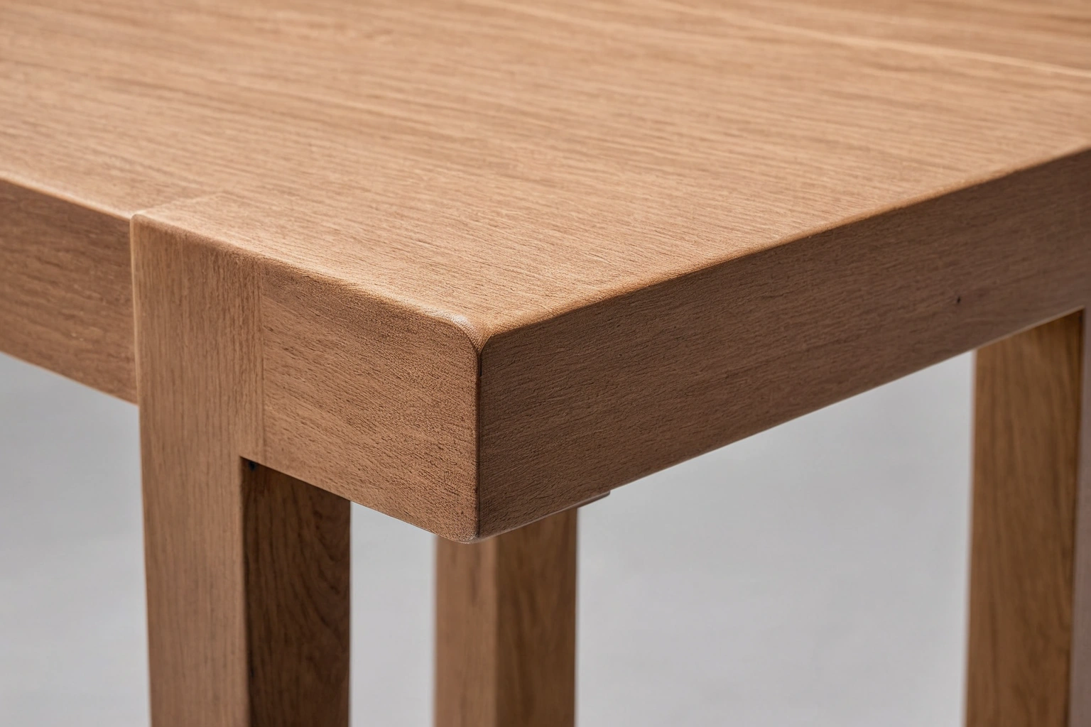Doweled chair joinery close-up on a contract-grade frame